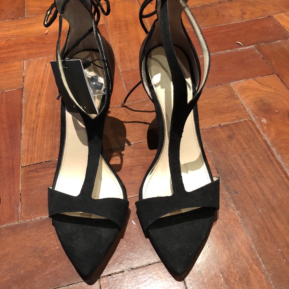 Brand new Zara black sandals